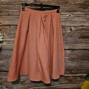 Best Society skirt Women's medium orange/tweed Pre-owned